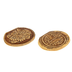 Зеркало на шарнирах, микс, береста Зеркало на шарнирах, микс, береста