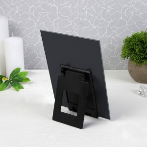 Зеркало настольное «Блик», зеркальная поверхность 15 × 19,5 см, цвет чёрный Зеркало настольное «Блик», зеркальная поверхность 15 × 19,5 см, цвет чёрный