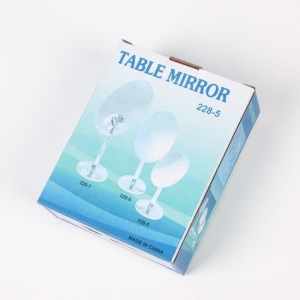 Зеркало настольное, d зеркальной поверхности 12 см, цвет серебряный Зеркало настольное, d зеркальной поверхности 12 см, цвет серебряный