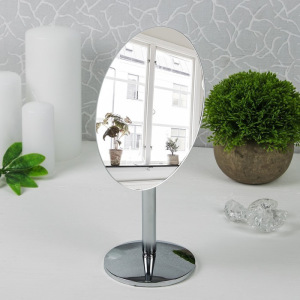 Зеркало настольное «Mirror», зеркальная поверхность 10,5 × 15 см, цвет серебряный Зеркало настольное «Mirror», зеркальная поверхность 10,5 × 15 см, цвет серебряный