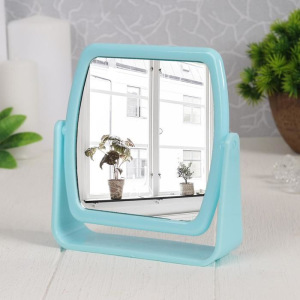 Зеркало настольное «Палитра», зеркальная поверхность 10 × 10 см, МИКС Зеркало настольное «Палитра», зеркальная поверхность 10 × 10 см, МИКС