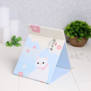 Зеркало настольное, зеркальная поверхность 10,5 × 15,5 см, цвет МИКС Зеркало настольное, зеркальная поверхность 10,5 × 15,5 см, цвет МИКС