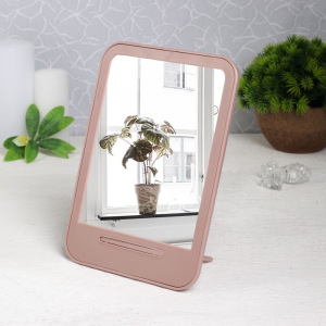 Зеркало настольное, зеркальная поверхность 11,5 × 15 см, МИКС Зеркало настольное, зеркальная поверхность 11,5 × 15 см, МИКС