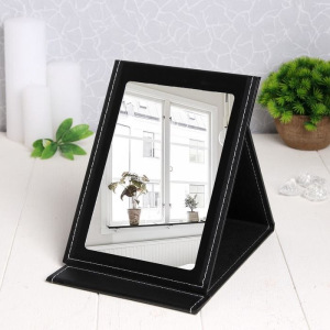 Зеркало настольное, зеркальная поверхность 12,5 × 18,5 см, цвет МИКС Зеркало настольное, зеркальная поверхность 12,5 × 18,5 см, цвет МИКС