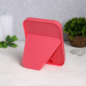 Зеркало настольное, зеркальная поверхность 12,7 × 17,7 см, МИКС Зеркало настольное, зеркальная поверхность 12,7 × 17,7 см, МИКС