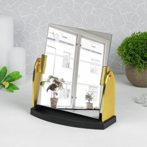 Зеркало настольное, зеркальная поверхность 15 × 17,5 см, цвет золотой Зеркало настольное, зеркальная поверхность 15 × 17,5 см, цвет золотой