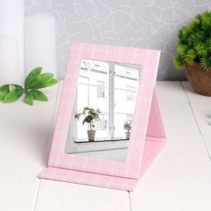 Зеркало настольное, зеркальная поверхность 7,5 × 11,5 см, цвет МИКС Зеркало настольное, зеркальная поверхность 7,5 × 11,5 см, цвет МИКС