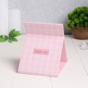 Зеркало настольное, зеркальная поверхность 7,5 × 11,5 см, цвет МИКС Зеркало настольное, зеркальная поверхность 7,5 × 11,5 см, цвет МИКС