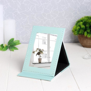 Зеркало настольное, зеркальная поверхность 8 × 11 см, цвет МИКС Зеркало настольное, зеркальная поверхность 8 × 11 см, цвет МИКС