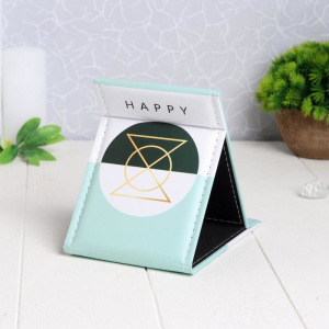 Зеркало настольное, зеркальная поверхность 8 × 11 см, цвет МИКС Зеркало настольное, зеркальная поверхность 8 × 11 см, цвет МИКС