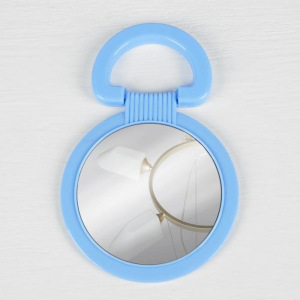 Зеркало складное-подвесное, двустороннее, с увеличением, d зеркальной поверхности 6,7 см, МИКС Зеркало складное-подвесное, двустороннее, с увеличением, d зеркальной поверхности 6,7 см, МИКС