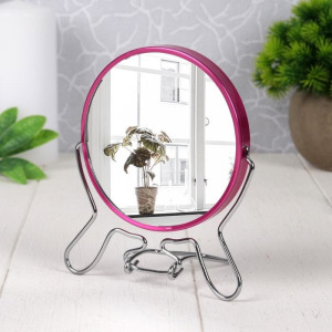 Зеркало складное-подвесное, двустороннее, с увеличением, d зеркальной поверхности 9 см, цвет МИКС Зеркало складное-подвесное, двустороннее, с увеличением, d зеркальной поверхности 9 см, цвет МИКС