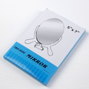 Зеркало складное-подвесное, двустороннее, с увеличением, зеркальная поверхность 11,5 × 15,5 см, цвет серебряный Зеркало складное-подвесное, двустороннее, с увеличением, зеркальная поверхность 11,5 × 15,5 см, цвет серебряный