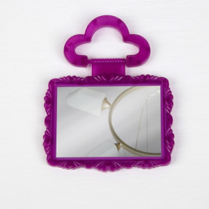 Зеркало складное-подвесное, зеркальная поверхность 8,5 × 6 см, МИКС Зеркало складное-подвесное, зеркальная поверхность 8,5 × 6 см, МИКС