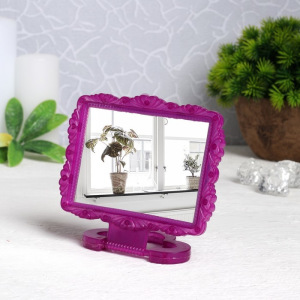 Зеркало складное-подвесное, зеркальная поверхность 8,5 × 6 см, МИКС Зеркало складное-подвесное, зеркальная поверхность 8,5 × 6 см, МИКС