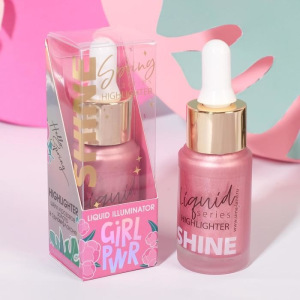 Жидкий хайлайтер для лица и тела GRL PWR, оттенок №1, розовое настроение, 20 мл Жидкий хайлайтер для лица и тела GRL PWR, оттенок №1, розовое настроение, 20 мл