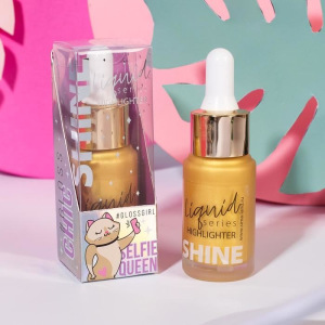 Жидкий хайлайтер для лица и тела Selfie queen, оттенок №3, чистое золото, 20 мл Жидкий хайлайтер для лица и тела Selfie queen, оттенок №3, чистое золото, 20 мл