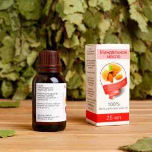Жирное масло "Миндаль", 100% натуральное, 25 мл Жирное масло "Миндаль", 100% натуральное, 25 мл