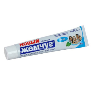 Зубная паста Новый Жемчуг "Фтор" 75мл Зубная паста Новый Жемчуг "Фтор" 75мл
