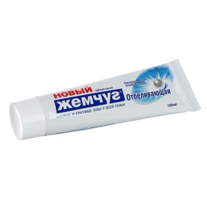 Зубная паста Новый Жемчуг "Отбеливающая" 100мл Зубная паста Новый Жемчуг "Отбеливающая" 100мл