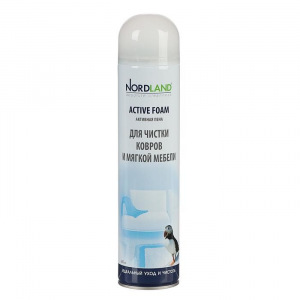 Активная пена для чистки ковров и обивки мебели из ткани Nordland, 600 мл Активная пена для чистки ковров и обивки мебели из ткани Nordland, 600 мл
