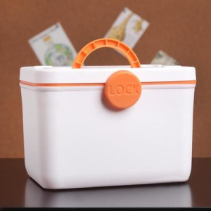 Аптечка с вкладышем 22×14,5×15 см, цвет МИКС Аптечка с вкладышем 22×14,5×15 см, цвет МИКС