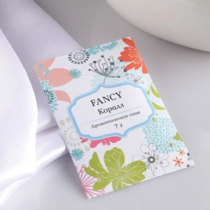 Аромасаше "Fancy", коралл, вес 7 г, размер 7×10.5 см Аромасаше "Fancy", коралл, вес 7 г, размер 7×10.5 см