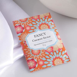 Аромасаше "Fancy", свежее бельё, вес 7 г, размер 7×10.5 см Аромасаше "Fancy", свежее бельё, вес 7 г, размер 7×10.5 см