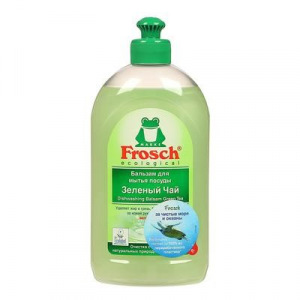 Бальзам для мытья посуды Frosch «Зелёный чай», 500 мл Бальзам для мытья посуды Frosch «Зелёный чай», 500 мл