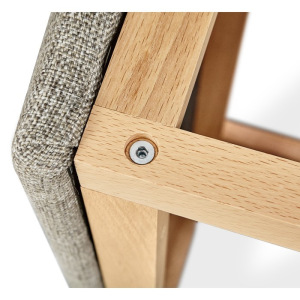 Банкетка Альберо, 670x310x490,прозрачный лак/кедровый/алюм.метал Банкетка Альберо, 670x310x490,прозрачный лак/кедровый/алюм.метал