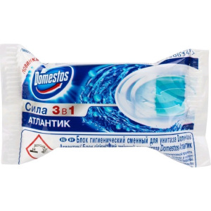 Блок гигиенический для унитаза Domestos «Атлантик», сменный, 40 г Блок гигиенический для унитаза Domestos «Атлантик», сменный, 40 г