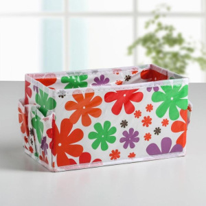 Бокс для мелочей «Цветочки», 15 карманов, 23,5×12×13 см Бокс для мелочей «Цветочки», 15 карманов, 23,5×12×13 см