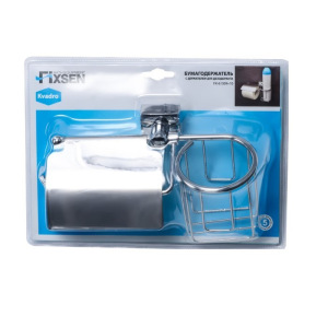 Бумагодержатель + держатель дезодоранта Fixsen, хром Бумагодержатель + держатель дезодоранта Fixsen, хром