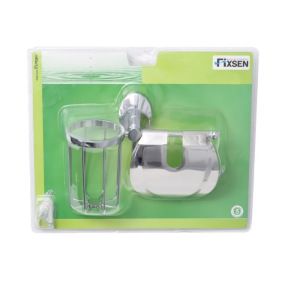 Бумагодержатель + держатель дезодоранта Fixsen, хром Бумагодержатель + держатель дезодоранта Fixsen, хром