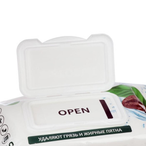 Бытовые влажные салфетки для поверхностей с кофе СВЕЖАЯ НОТА, 120 шт. Бытовые влажные салфетки для поверхностей с кофе СВЕЖАЯ НОТА, 120 шт.