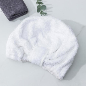 Чалма для сауны/душа в косметичке махровая, хлопок, цвет белый Чалма для сауны/душа в косметичке махровая, хлопок, цвет белый