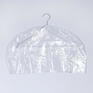 Чехол для одежды 60×30 см, прозрачный Чехол для одежды 60×30 см, прозрачный