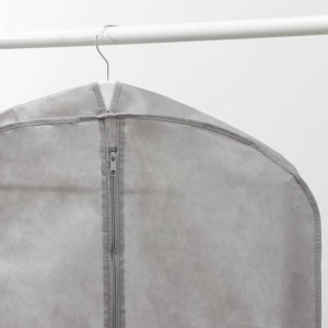 Чехол для одежды зимний 100×60×10 см, спанбонд, цвет серый Чехол для одежды зимний 100×60×10 см, спанбонд, цвет серый