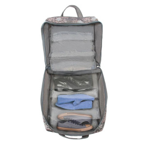 Чемоданчик для хранения обуви 6 пар "Серебро" Чемоданчик для хранения обуви 6 пар "Серебро"