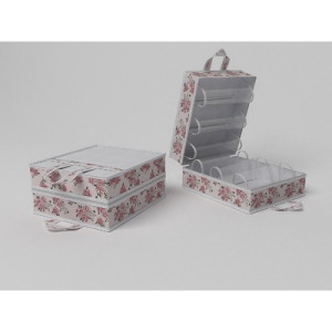 Чемоданчик для хранения обуви «Шебби Нью», на 6 пар, 35х40х20 см Чемоданчик для хранения обуви «Шебби Нью», на 6 пар, 35х40х20 см