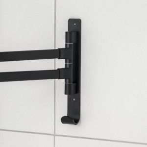 Держатель для полотенец «Лофт», 2 спицы, цвет чёрный Держатель для полотенец «Лофт», 2 спицы, цвет чёрный