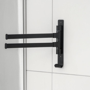 Держатель для полотенец «Лофт», 2 спицы, цвет чёрный Держатель для полотенец «Лофт», 2 спицы, цвет чёрный