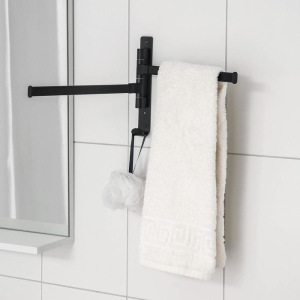 Держатель для полотенец «Лофт», 2 спицы, цвет чёрный Держатель для полотенец «Лофт», 2 спицы, цвет чёрный