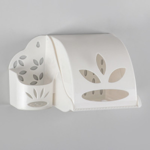 Держатель для туалетной бумаги и освежителя воздуха, цвет МИКС Держатель для туалетной бумаги и освежителя воздуха, цвет МИКС