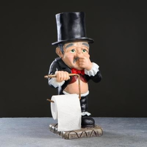 Держатель для туалетной бумаги "Дворецкий" 47х25х20см Держатель для туалетной бумаги "Дворецкий" 47х25х20см