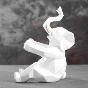 Держатель для туалетной бумаги "Слон" белый 21х19х30см Держатель для туалетной бумаги "Слон" белый 21х19х30см