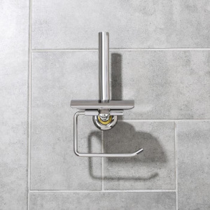 Держатель для туалетной бумаги с держателем для рулона 28,5×11,9×9 см, нержавеющая сталь Держатель для туалетной бумаги с держателем для рулона 28,5×11,9×9 см, нержавеющая сталь