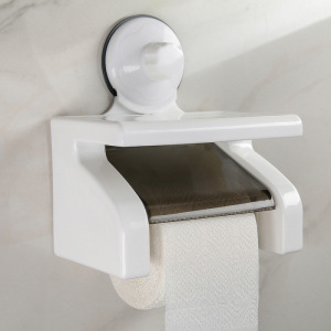 Держатель для туалетной бумаги с полкой, 18×11,5×20,3 см, цвет белый Держатель для туалетной бумаги с полкой, 18×11,5×20,3 см, цвет белый