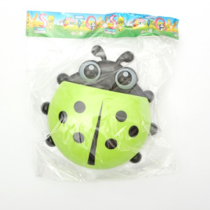 Держатель для зубных щёток детский «Божья коровка», на присосках, цвет МИКС Держатель для зубных щёток детский «Божья коровка», на присосках, цвет МИКС