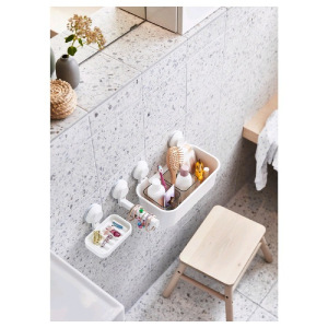 Держатель туалетной бумаги на присоске ТИСКЕН, цвет белый Держатель туалетной бумаги на присоске ТИСКЕН, цвет белый